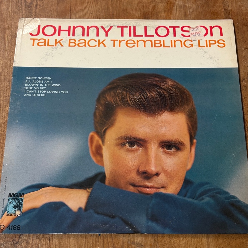 Johnny Tillotson Vinyl Record